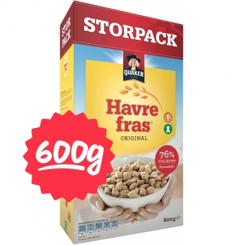 Frukostflingor "Havrefras" 600g - 5% rabatt