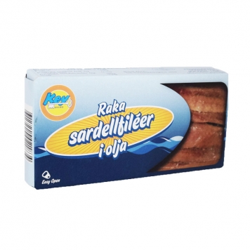 Sardellfiléer "Raka" Olja 53g - 78% rabatt