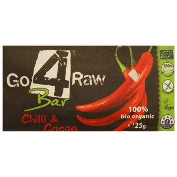 "Raw Bar" Chili & Kakao 25g  - 22% rabatt