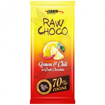 Mörk Choklad "Lemon & Chili" 80g - 60% rabatt