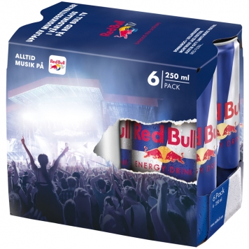 Red Bull 6 x 250ml - 25% rabatt