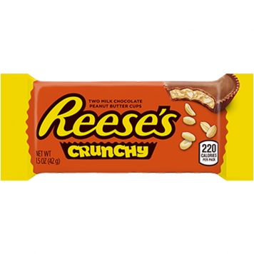 Godis "Crunchy Peanut Butter Cups" 42g - 76% rabatt