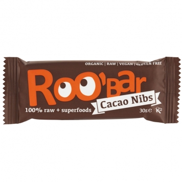 Rawbar "Cacao Nibs" 30g - 56% rabatt