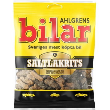 Ahlgrens Bilar "Saltlakrits" 100g - 18% rabatt