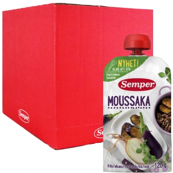 Hel Låda Barnmat Moussaka 12 x 120 g - 97% rabatt