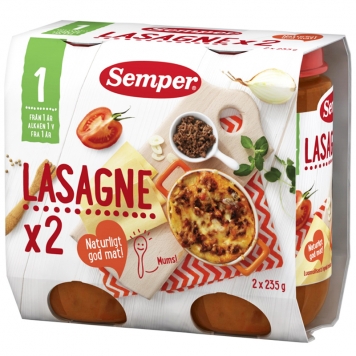 Barnmat Lasagne 2 x 235g - 34% rabatt