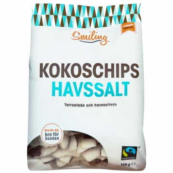 Kokoschips Havssalt 125g - 24% rabatt