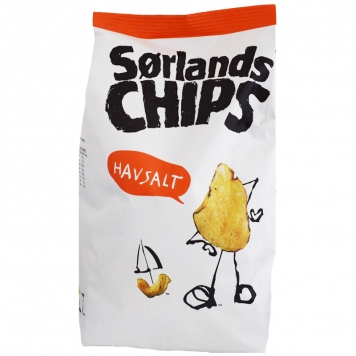 Chips Havssalt 200g - 65% rabatt