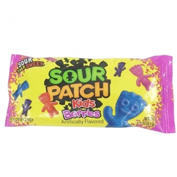 Godis "Sour Patch Kids Berries" 51g - 54% rabatt