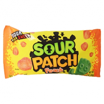 Godis "Sour Patch Peach" 56g - 76% rabatt