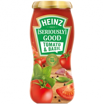 Tomatsås "Tomato & Basil" 490g - 80% rabatt