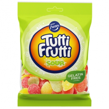 Godis "Tutti Frutti Sour" 120g - 44% rabatt