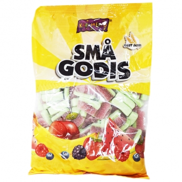 Godis "Sura Vattenmelonsklyftor" 1kg - 69% rabatt