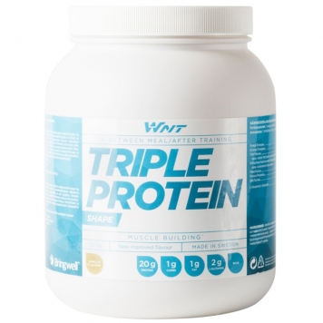Proteinpulver "Triple Protein" Vanilj 1kg - 23% rabatt